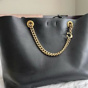 Coach Signature Chain Central Tote